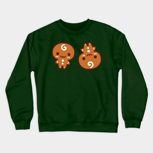 Girgerbreadman Crewneck Sweatshirt by evasinmas